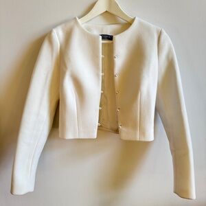White Bridal Jacket